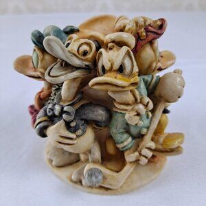 Disney Harmony Kingdom Donald Duck Trinket box "Donald Through The years" Vtg